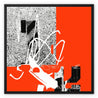 Red Street - Framed Canvas