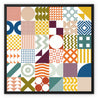 Geometric Pattern #2 - Framed Canvas