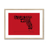 Framed Print, Fine Art Print, Music Poster, Music Lyrics, The The, Armageddon Days, Red, Gun, Graffiki
