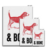 Dog & Bone - Canvas