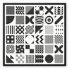 Geometric Pattern #4 - Framed Canvas