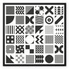 Geometric Pattern #4 - Framed Canvas