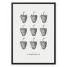 Strawberries #2 - Framed Canvas