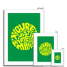 Step On | Happy Mondays | Lyrics Print | Music Print - Fine Art Print