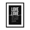 Love Will Tear Us Apart | Joy Division | Lyrics Print | Music Print - Fine Art Print