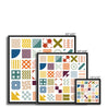 Geometric Pattern #3 - Framed Canvas