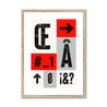 Type Block #2 - Fine Art Print | Framed & Mounted Print