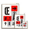 Type Block #2 - Fine Art Print | Framed & Mounted Print