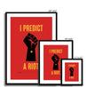 Fine art print, Giclée print, Art print, Framed poster, Poster, Handmade, 200 gsm paper, Typography, Music Lyrics, Music Print, Kaiser Chiefs, I Predict A Riot
