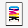 CMYK #1 - Fine Art Print - Framed & Mounted Print