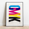 CMYK #1 - Fine Art Print - Framed & Mounted Print