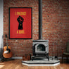 Fine art print, Giclée print, Art print, Framed poster, Poster, Handmade, 200 gsm paper, Typography, Music Lyrics, Music Print, Kaiser Chiefs, I Predict A Riot