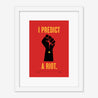 Fine art print, Giclée print, Art print, Framed poster, Poster, Handmade, 200 gsm paper, Typography, Music Lyrics, Music Print, Kaiser Chiefs, I Predict A Riot