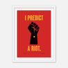 Fine art print, Giclée print, Art print, Framed poster, Poster, Handmade, 200 gsm paper, Typography, Music Lyrics, Music Print, Kaiser Chiefs, I Predict A Riot