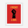 Fine art print, Giclée print, Art print, Framed poster, Poster, Handmade, 200 gsm paper, Typography, Music Lyrics, Music Print, Kaiser Chiefs, I Predict A Riot