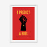 Fine art print, Giclée print, Art print, Framed poster, Poster, Handmade, 200 gsm paper, Typography, Music Lyrics, Music Print, Kaiser Chiefs, I Predict A Riot