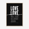 Love Will Tear Us Apart | Joy Division | Lyrics Print | Music Print - Fine Art Print