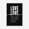 Love Will Tear Us Apart | Joy Division | Lyrics Print | Music Print - Fine Art Print