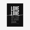 Love Will Tear Us Apart | Joy Division | Lyrics Print | Music Print - Fine Art Print