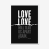 Love Will Tear Us Apart | Joy Division | Lyrics Print | Music Print - Fine Art Print