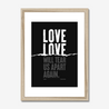 Love Will Tear Us Apart | Joy Division | Lyrics Print | Music Print - Fine Art Print