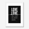 Love Will Tear Us Apart | Joy Division | Lyrics Print | Music Print - Fine Art Print