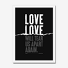 Love Will Tear Us Apart | Joy Division | Lyrics Print | Music Print - Fine Art Print