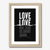 Love Will Tear Us Apart | Joy Division | Lyrics Print | Music Print - Fine Art Print