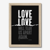 Love Will Tear Us Apart | Joy Division | Lyrics Print | Music Print - Fine Art Print