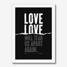 Love Will Tear Us Apart | Joy Division | Lyrics Print | Music Print - Fine Art Print