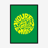 Step On | Happy Mondays | Lyrics Print | Music Print - Fine Art Print