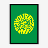Step On | Happy Mondays | Lyrics Print | Music Print - Fine Art Print