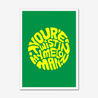 Step On | Happy Mondays | Lyrics Print | Music Print - Fine Art Print