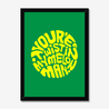 Step On | Happy Mondays | Lyrics Print | Music Print - Fine Art Print