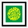 Step On | Happy Mondays | Lyrics Print | Music Print - Fine Art Print