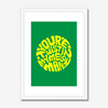 Step On | Happy Mondays | Lyrics Print | Music Print - Fine Art Print