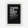 There Is a Light That Never Goes Out #1 | The Smiths | Lyrics Print | Music Print - Fine Art Print