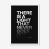 There Is a Light That Never Goes Out #1 | The Smiths | Lyrics Print | Music Print - Fine Art Print