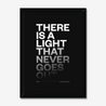 There Is a Light That Never Goes Out #1 | The Smiths | Lyrics Print | Music Print - Fine Art Print