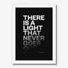 There Is a Light That Never Goes Out #1 | The Smiths | Lyrics Print | Music Print - Fine Art Print