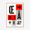 Type Block #2 - Fine Art Print | Framed & Mounted Print