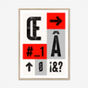 Type Block #2 - Fine Art Print | Framed & Mounted Print