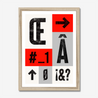 Type Block #2 - Fine Art Print | Framed & Mounted Print