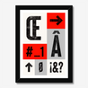 Type Block #2 - Fine Art Print | Framed & Mounted Print