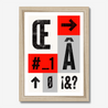 Type Block #2 - Fine Art Print | Framed & Mounted Print