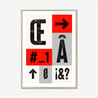Type Block #2 - Fine Art Print | Framed & Mounted Print