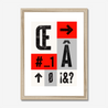 Type Block #2 - Fine Art Print | Framed & Mounted Print