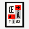 Type Block #2 - Fine Art Print | Framed & Mounted Print