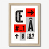 Type Block #2 - Fine Art Print | Framed & Mounted Print