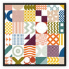 Geometric Pattern #2 - Framed Canvas